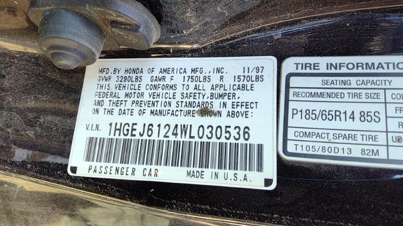 1988-2001 Honda Civic (see Also Delsol & Crx) Upper Control Arm Rear LH