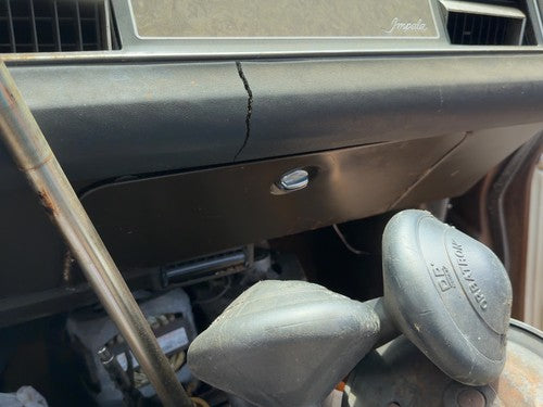 1974 Chevy Impala Glove Box Assembly Complete Door With Latch Oem