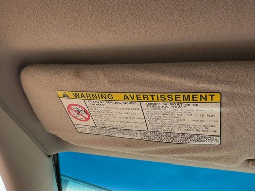 1997-2001 Toyota Camry Driver Left Sun Visor OEM Oak FT4