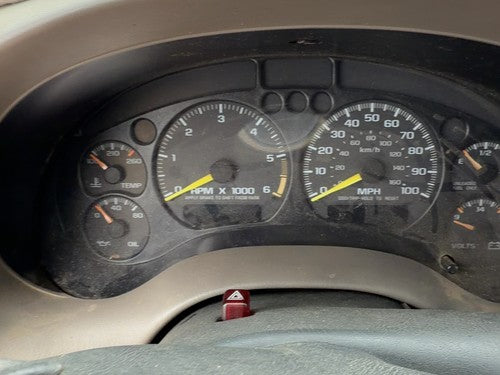 1998 Chevy S10 Blazer Speedometer Cluster Instrument Gauges Panel Oem Dash