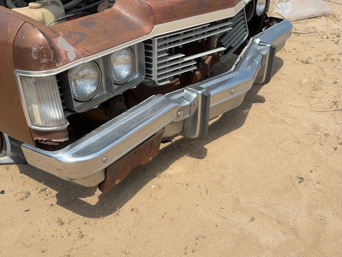 1974-1975 Chevy Impala Front Bumper With Brackets Assembly Oem 00339236