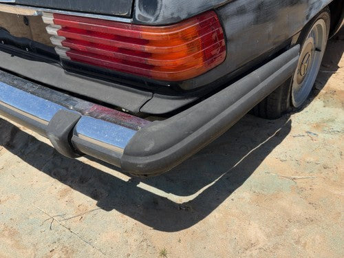 1974-1980 Mercedes 450Sl 107 Chrome Rear Bumper With Mount Brackets Oem