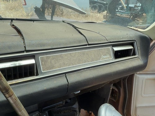1974 Chevy Impala Passenger Dash Trim Bezel Oem