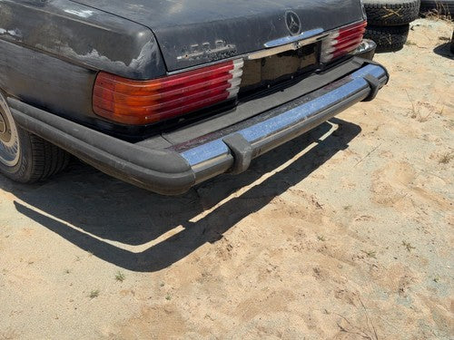 1974-1980 Mercedes 450Sl 107 Chrome Rear Bumper With Mount Brackets Oem
