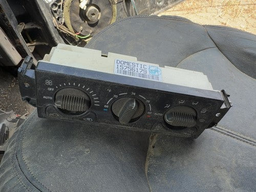 99-02 S10 Blazer Temperature Control Module In Dash Heater Ac Head Unit Oem