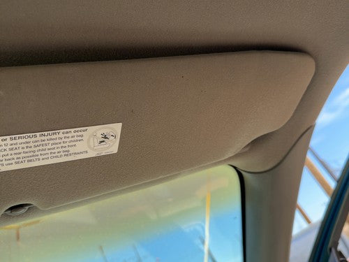 1995-2001 Chevy Lumina Passenger Right Sun Visor OEM Shale 92B