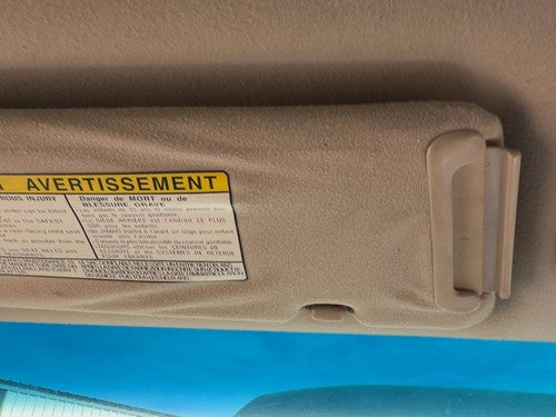 1997-2001 Toyota Camry Driver Left Sun Visor OEM Oak FT4