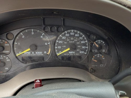 1998 Chevy S10 Blazer Speedometer Cluster Instrument Gauges Panel Oem Dash