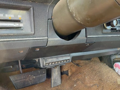1974 Chevy Impala Lower Dash Under Column Knee Bolster Trim Panel Oem