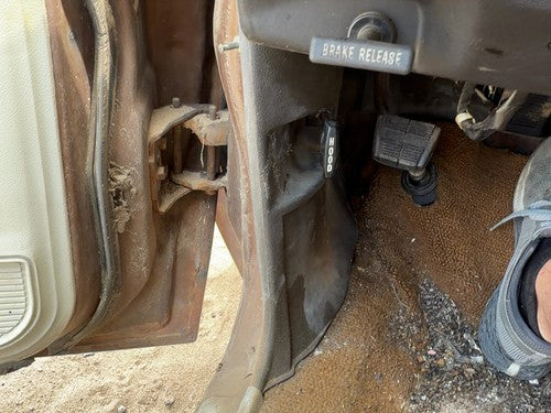 1974 Chevy Impala Driver Left Lower Kick Trim Panel Oem