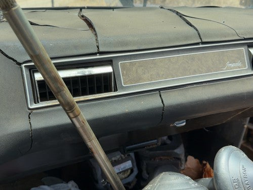 1974 Chevy Impala Passenger Dash Trim Bezel Oem