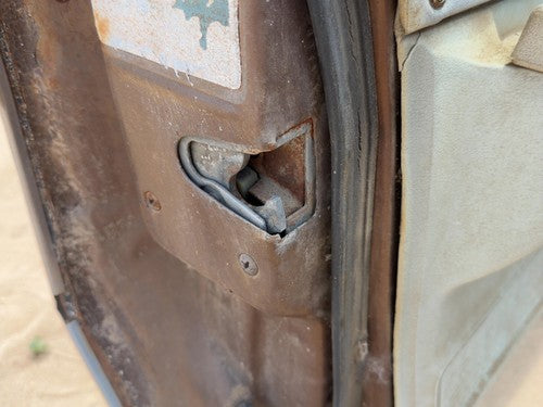 1974 Chevy Impala Driver Left Front Door Latch With Rods/Cables Oem