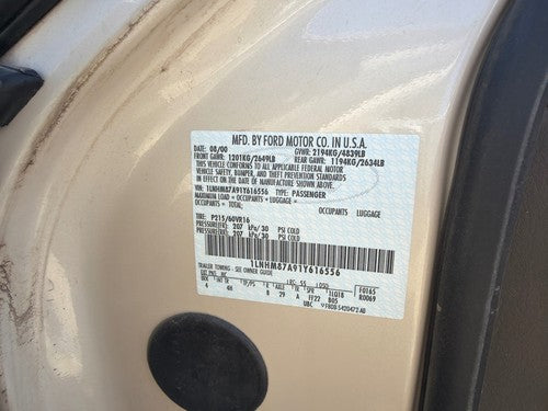 2001 Lincoln LS Passenger Right Inner Tail Light Brake Lamp OEM Rear 1W4Z13404AA
