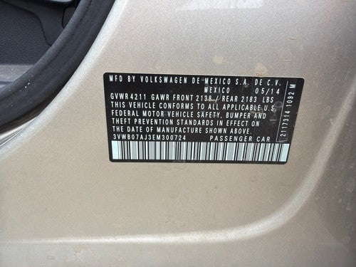 11-17 Vw Jetta Driver Left Front Spindle Steering Knuckle With Wheel Hub Oem Fwd