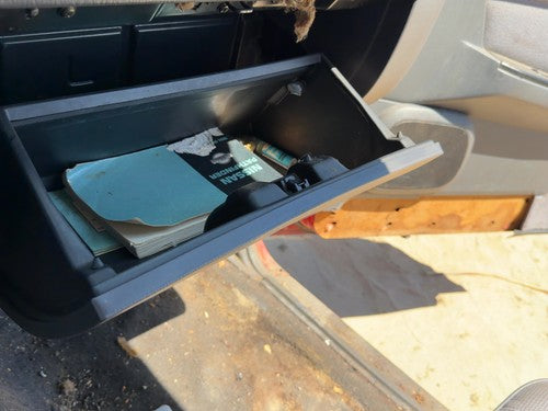 1994 Nissan Pathfinder Glove Box Assembly Complete Door With Latch Oem Gray