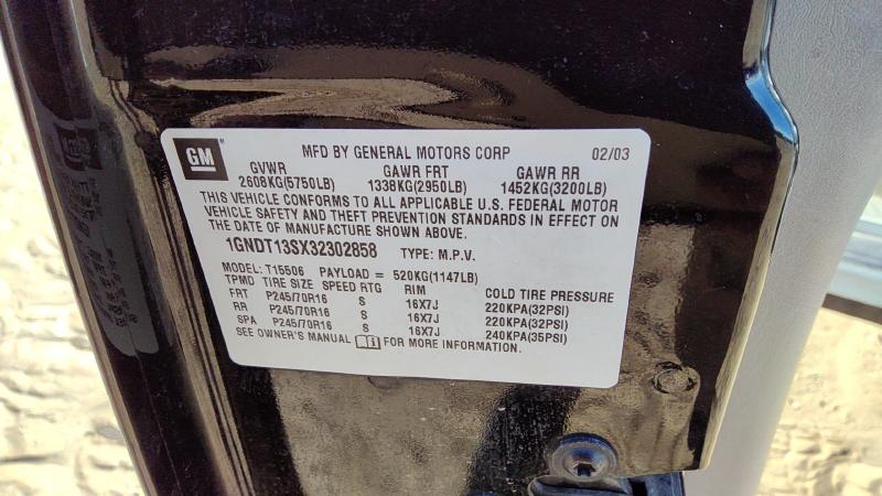 2003-2004 Chevrolet Trail Blazer (113 W.b.) Transmission Assy.