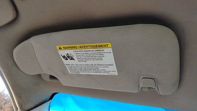 2010-2012 Ford Fusion Driver Left Sun Visor Oem Ae5z5404105aa