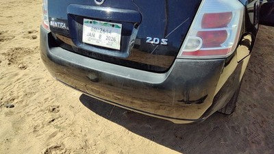2007-2008 Nissan Sentra Rear Bumper Cover Assembly Oem Back 2.0L Black Kh3
