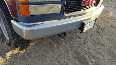 1988-2000 Gmc Sierra 2500 Chrome Front Bumper With Mount Brackets Oem 15680830