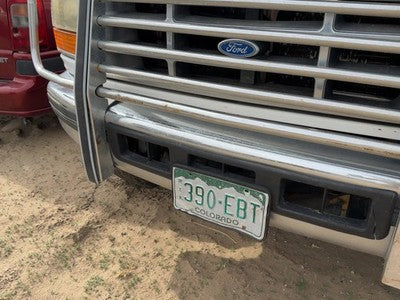 1993-1997 Ford F250 Front Bumper With Brackets Assembly Oem Ftf250