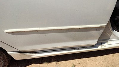 07-09 Mazda 3 Passenger Right Rear Moulding From Door Back Trim Strip White 34K