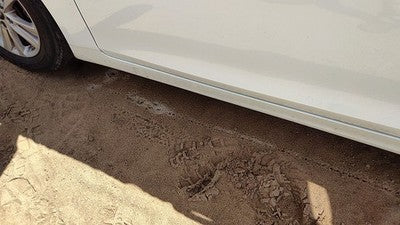 2011-2013 Hyundai Sonata Driver Left Lower Rocker Panel Moulding Side Skirt Oem