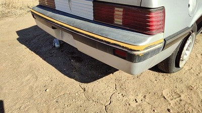1985-1987 Pontiac Sunbird Rear Bumper Cover Assembly Oem Back Silver 10026826