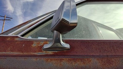 1980-1984 Deville Sedan Driver Left Side Mirror Door Mounted Oem Cable Manual