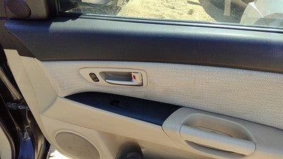 07-09 3 Passenger Right Front Inside Door Trim Panel With Switches Beige Br7