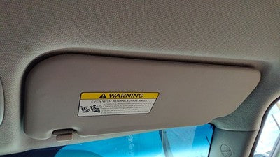2010-2013 Kia Soul Passenger Right Sun Visor Oem Black Wk 852202K260qw