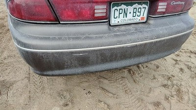 1997-05 Buick Century Rear Bumper Cover Assembly Oem Back Dark Bronzemist 76U