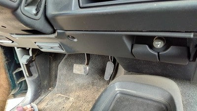 1995-1997 S10 Blazer Lower Dash Under Column Knee Bolster Trim Panel Oem Gray