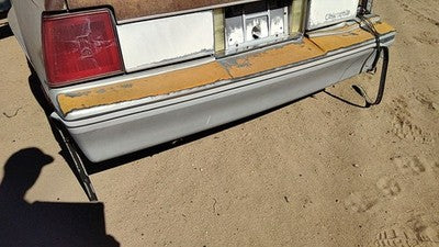 1982-1987 Oldsmobile Firenza Rear Bumper Cover Assembly Oem Back Silver 22520554