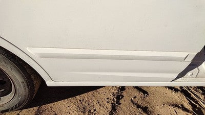01-03 Elantra Passenger Right Rear Moulding From Door Back Trim Strip White