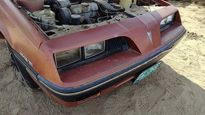 1985-1988 Pontiac Sunbird Front Bumper Cover Assembly Oem Brown 10054945