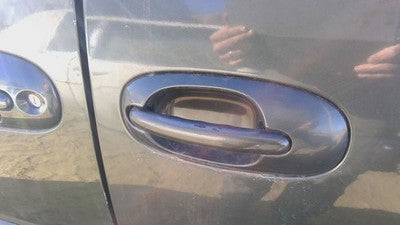 00 Chrysler Voyager Driver Left Rear Outside Door Handle Oem Back Green Qk01sw7