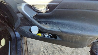 2015 Nissan Altima Passenger Right Front Inside Door Trim Panel Only Charcoal G