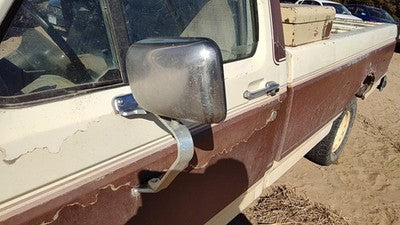 1980-1995 Ford F150 Driver Left Manual Side Mirror Door Mounted Oem E5Tz17696B