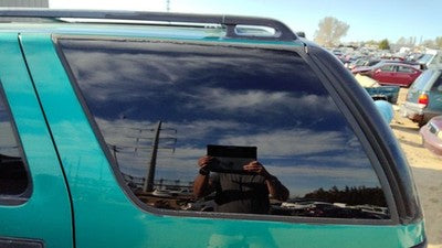1995-05 S10 Blazer Driver Left Rear Quarter Glass Back Side Window Oem 15766469