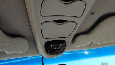 2000-03 Ford Windstar Center Overhead Console Dome Light Map Lamp Cubby Gray 22