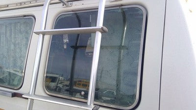 1975-1991 Ford Van E250 Passenger Right Rear Back Glass Window Oem E4uz1542006d
