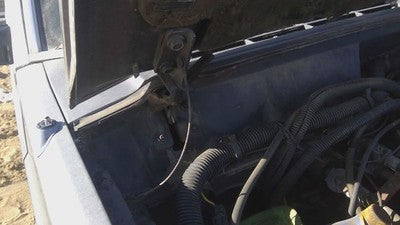 1984-1998 Jeep Cherokee Gray Passenger Right Hood Hinge Assembly Oem 55235724Ad