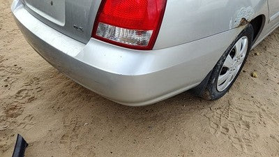 2001-2003 Hyundai Elantra Rear Bumper Cover Assembly Oem Back Silver 866102D000