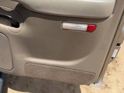 01 Suburban Passenger Right Rear Door Trim Panel With Switches Back Tan 52I