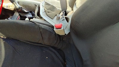2001-2003 Hyundai Elantra Driver Left Front Seat Belt Buckle Receiver Oem Tan