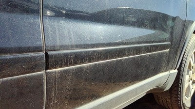 07-17 Acadia Driver Left Rear Moulding From Door Back Trim 58U Carbon Black