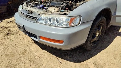 1996-1997 Honda Accord Front Bumper Cover Assembly Oem 2.2L Gray 4787545