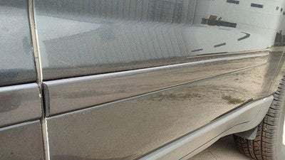 09-17 Traverse Driver Left Rear Moulding From Door Oem Back Trim 57u Cyber Gray