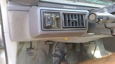 88-92 Cutlass 2 Door Driver Left Heater Ac Vent Assembly With Trim Panel Gray