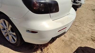 2007-2009 Mazda 3 Rear Bumper Cover Assembly Oem Back White 34K Bap850221ebb